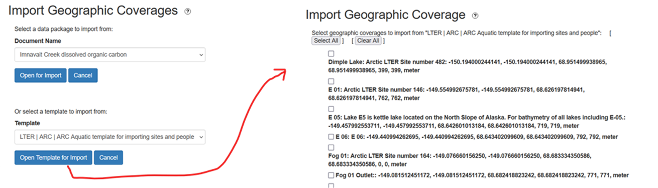 Import Geographic Coverage