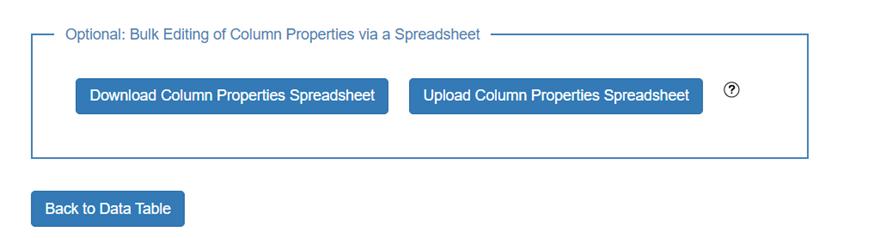 Download Column Properties Spreadsheet
