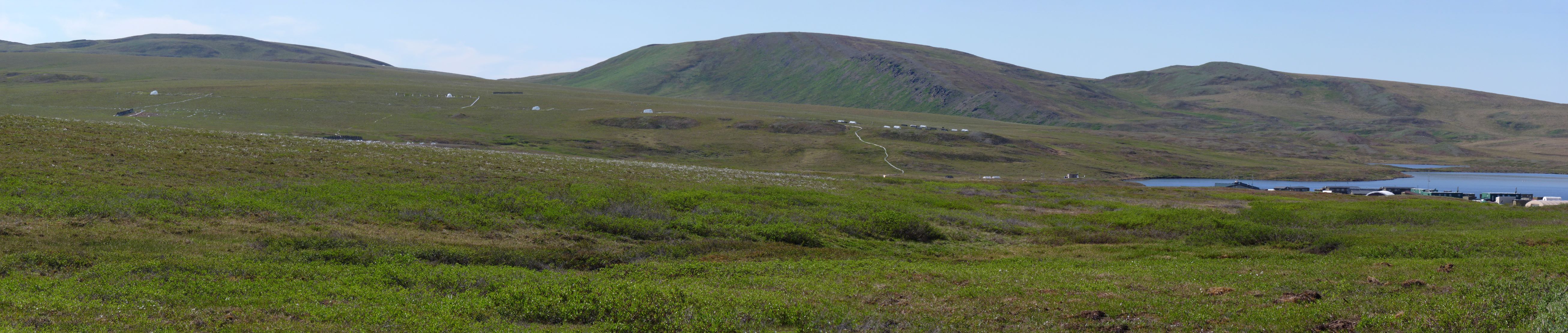 Pan of greenhouses